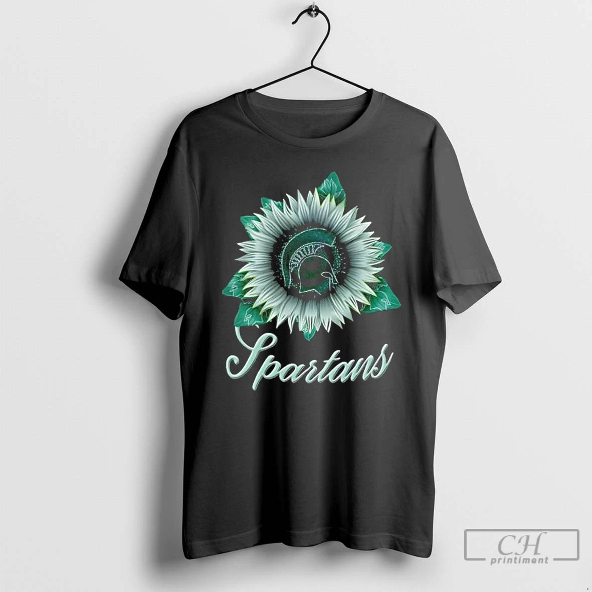Classic Michigan State Spartans X Sunflower Graphic - clothing by TeeHivey.com