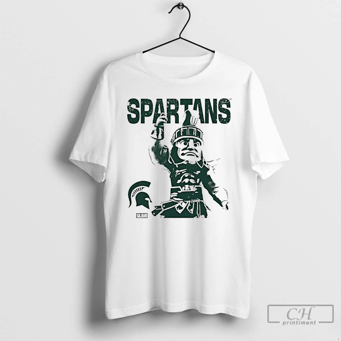 Classic Michigan State Sparty Mascot Vintage