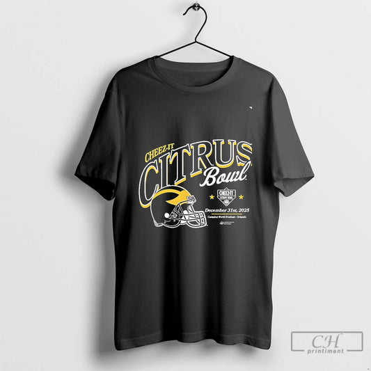 Classic Michigan Wolverines 2025 Cheez It Citrus Bowl Helmet Chriast - clothing by TeeHivey.com