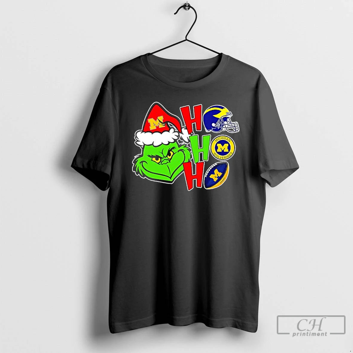 Classic Michigan Wolverines Grinch With Items - clothing by TeeHivey.com