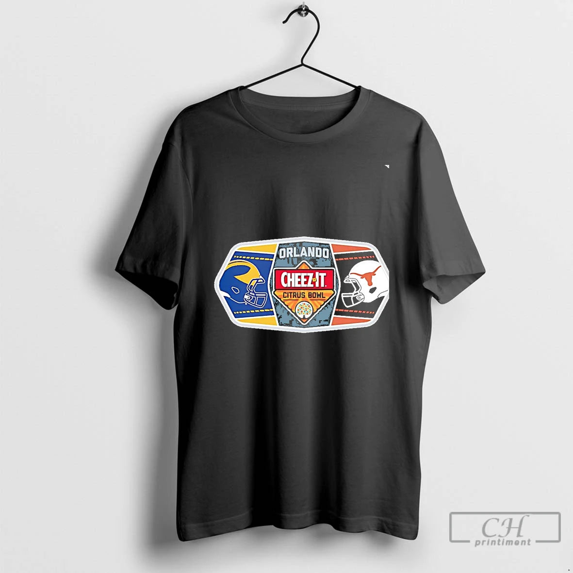 Classic Michigan Wolverines Vs Texas Longhorns 2025 Cheez It Citrus Bowl Orlando Chriast T Shirts - clothing by TeeHivey.com