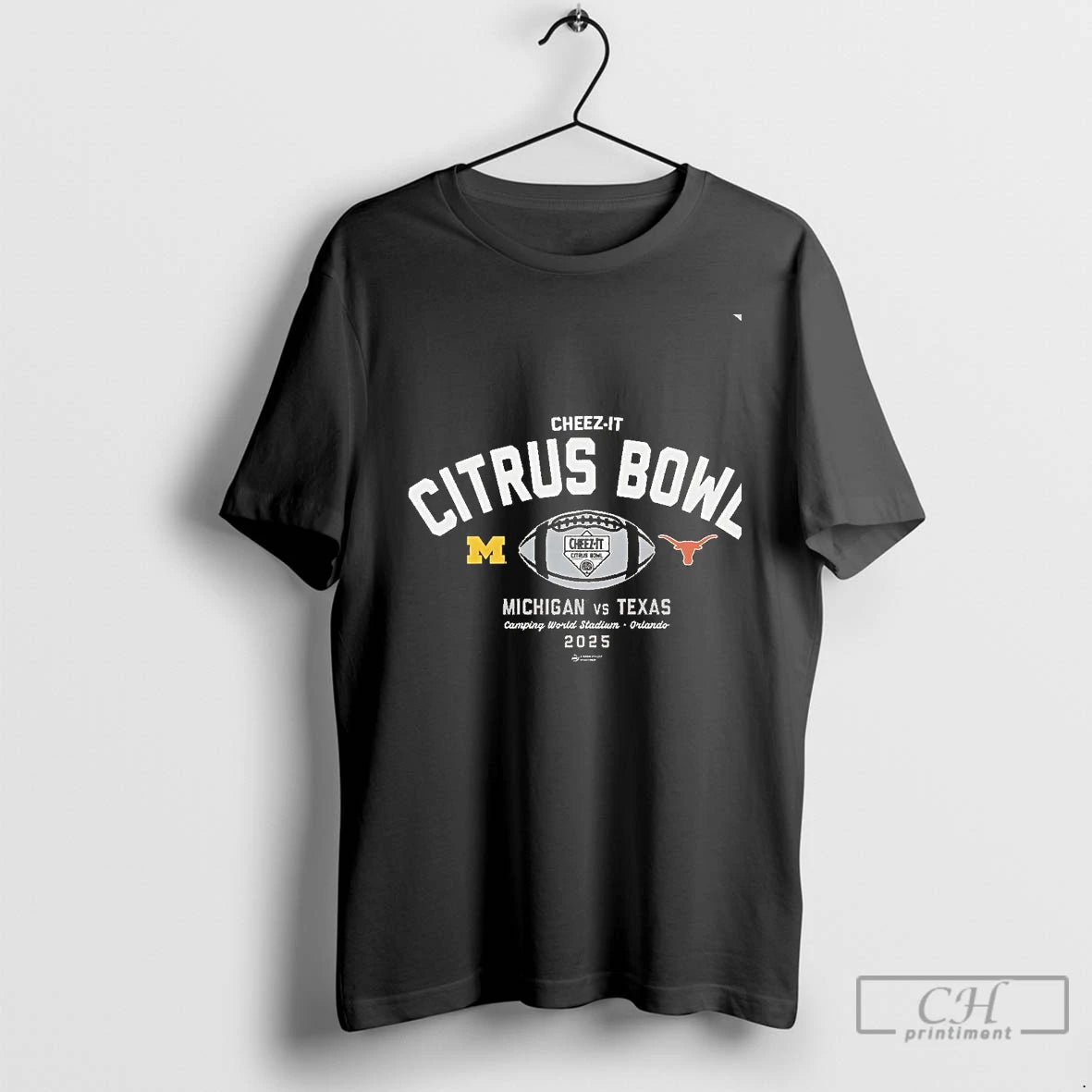 Classic Michigan Wolverines Vs Texas Longhorns 2025 Cheez It Citrus Bowl Stadium Chriast T Shirts - clothing by TeeHivey.com