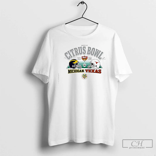 Classic Michigan Vs Texas Orlando 2025 Cheez It Citrus Bowl Game - clothing by TeeHivey.com