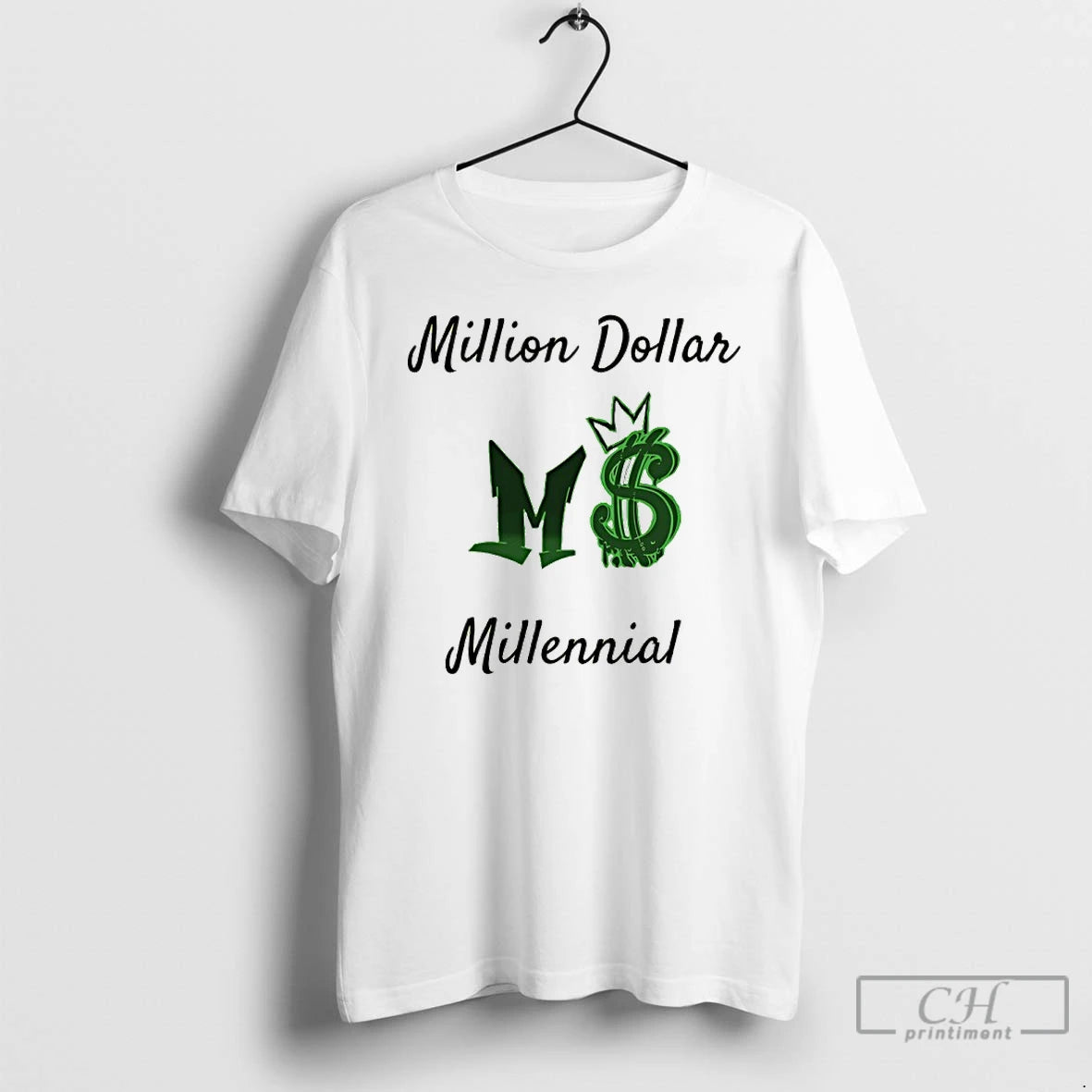 Classic Million Dollar Millennial Mm Logo - clothing by TeeHivey.com