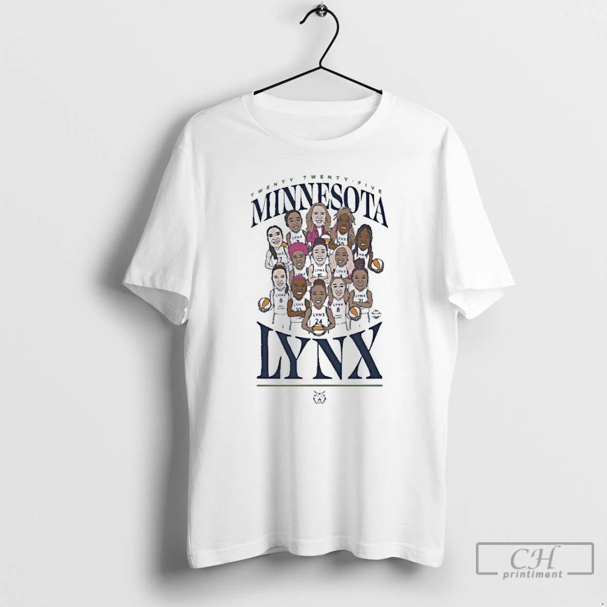 Classic Minnesota Lynx Team Caricature T Shirts - clothing by TeeHivey.com