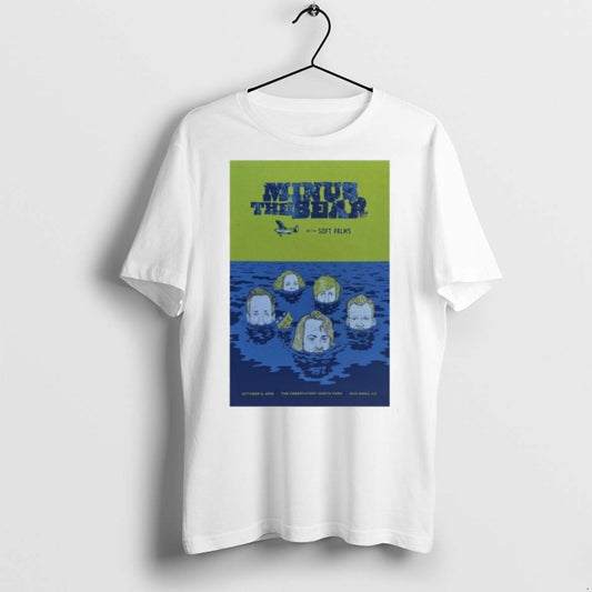 Classic Minus The Bear Oct 8 2025 San Diego Ca Faces T Shirts - clothing by TeeHivey.com