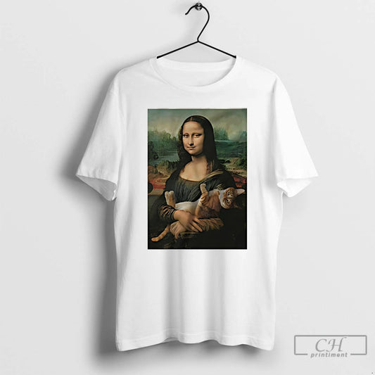 Classic Mona Lisa And Cat Funny
