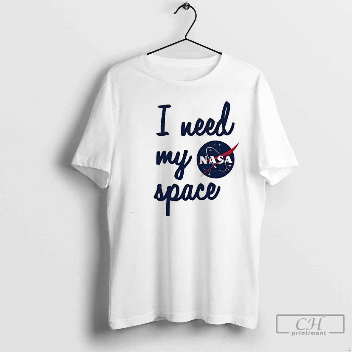 Classic Nasa I Need My Space Graphic