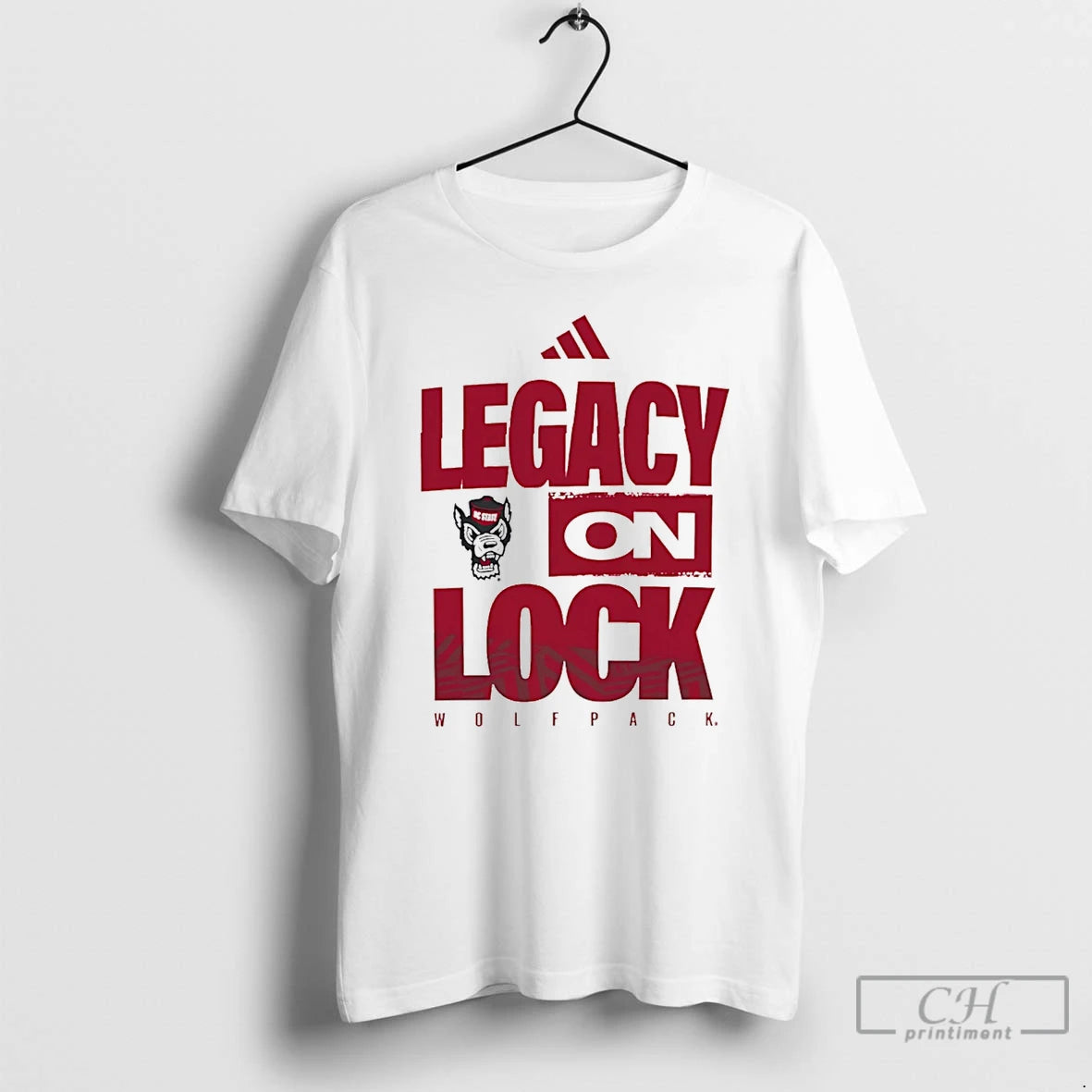 Classic Nc State Wolfpack Legacy On Lock Logo