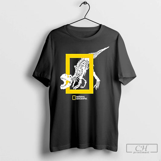Classic National Geographic Dinosaur Skeleton Graphic - clothing by TeeHivey.com