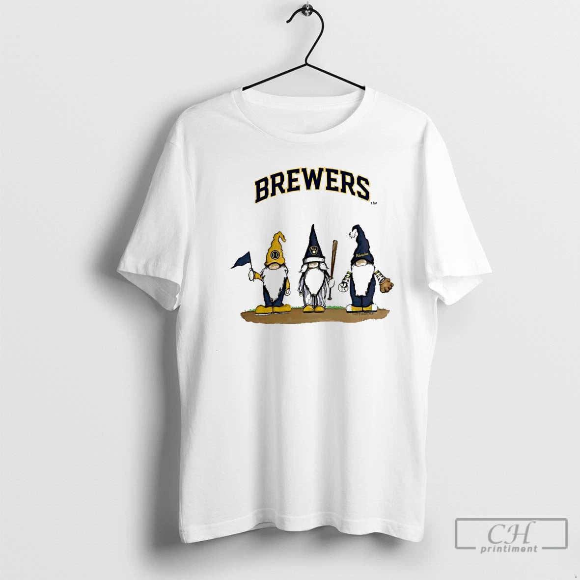 Classic Nationals Gnomes With Milwaukee Brewers Basketball