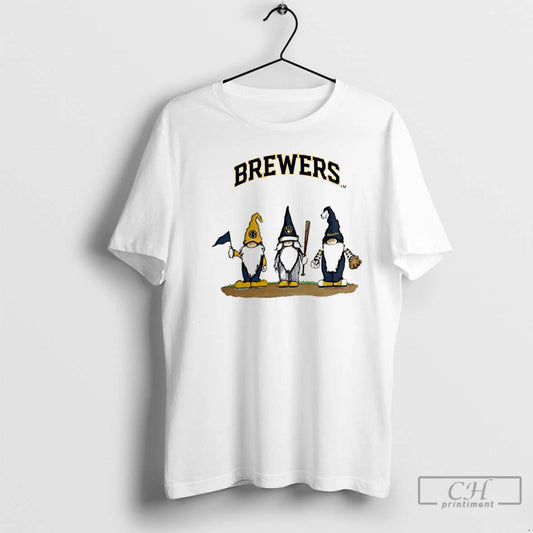 Classic Nationals Gnomes With Milwaukee Brewers Basketball