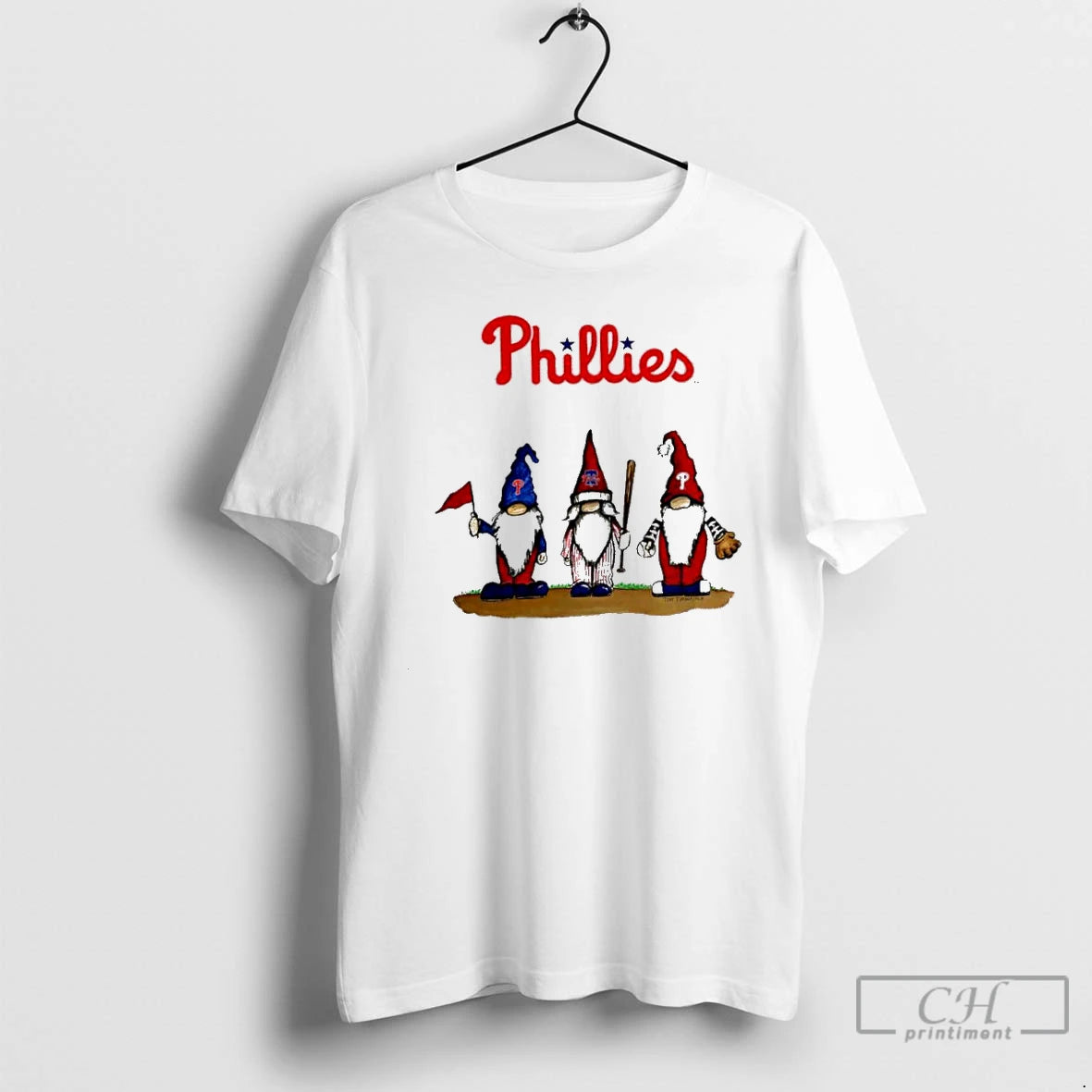 Classic Nationals Gnomes With Philadelphia Phillies Basketball