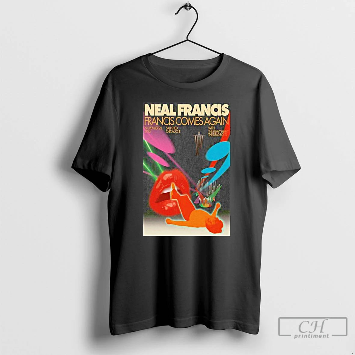 Classic Neal Francis Tour Chicago Il 11 29 2025 T Shirts - clothing by TeeHivey.com