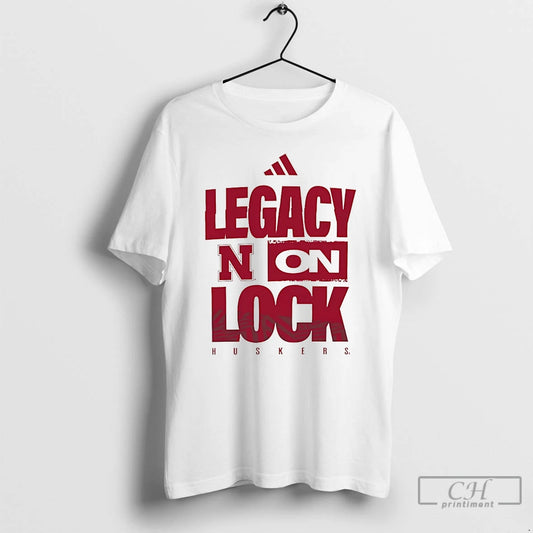 Classic Nebraska Cornhuskers Legacy On Lock Logo