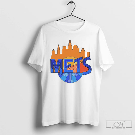 Classic New York Mets Skyline T Shirts - clothing by TeeHivey.com