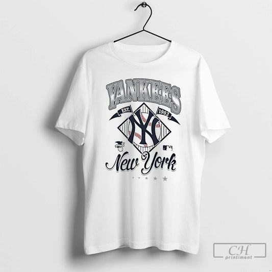 Classic New York Yankees 1903 American League Logo Graphic
