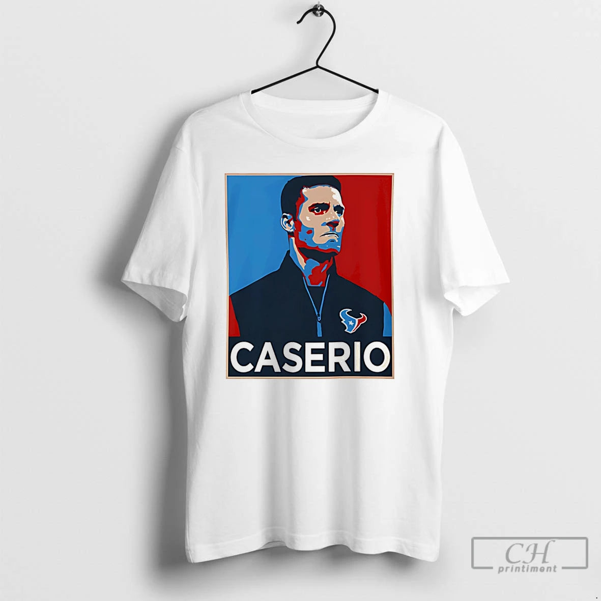 Classic Nick Caserio Houston Texans Paint Graphic