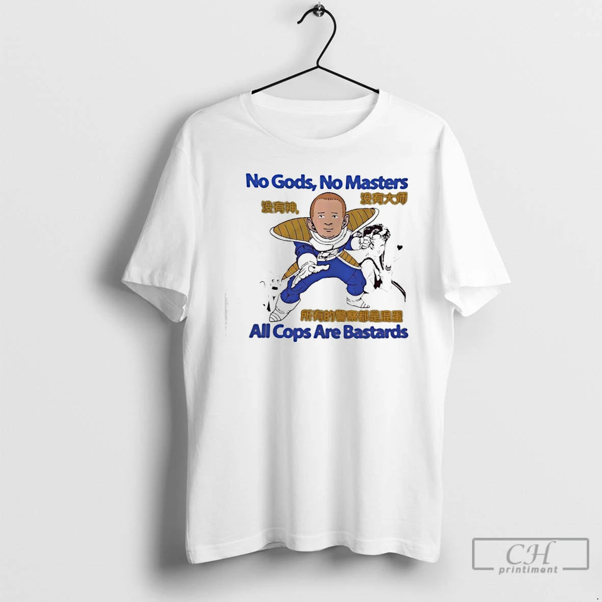 Classic No Gods No Masters All Cops Are Bastards - clothing by TeeHivey.com