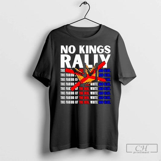 Classic No Kings Rally The Fading Of The Red White And Blue Ornaments - clothing by TeeHivey.com