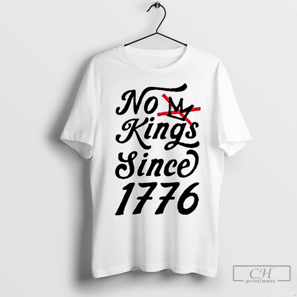 Classic No Kings Since 1776 Ornaments - clothing by TeeHivey.com