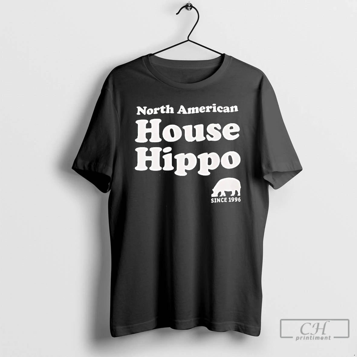 Classic North American House Hippo Since 1996 - clothing by TeeHivey.com