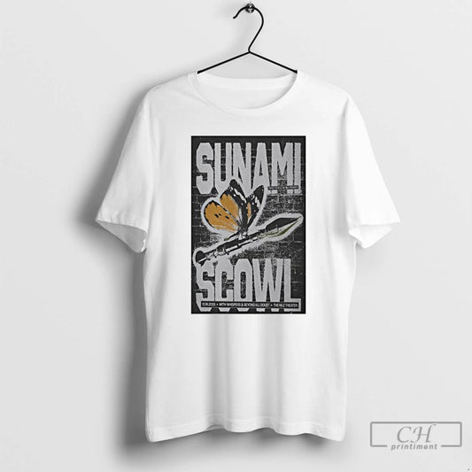 Classic Oct 16 2025 Sunami With Scowl Nile Theater Mesa In Mesa Az T Shirts - clothing by TeeHivey.com