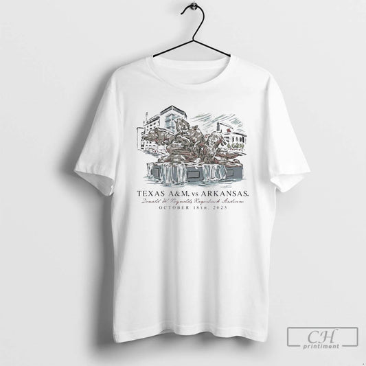 Classic October 18 Arkansas Vs Texas Am Game Day 2025 T Shirts - clothing by TeeHivey.com