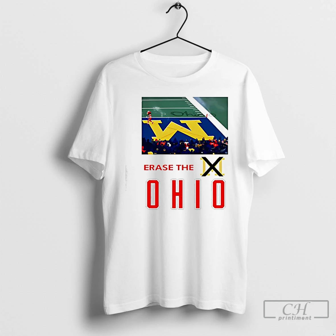 Classic Ohio Vs Michigan Erase The Ohio Stadium - clothing by TeeHivey.com