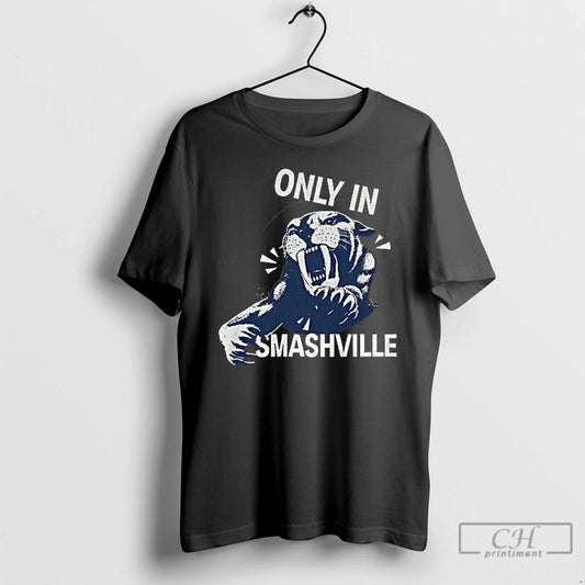Classic Only In Smashville Nashville Predators Logo T Shirts - clothing by TeeHivey.com