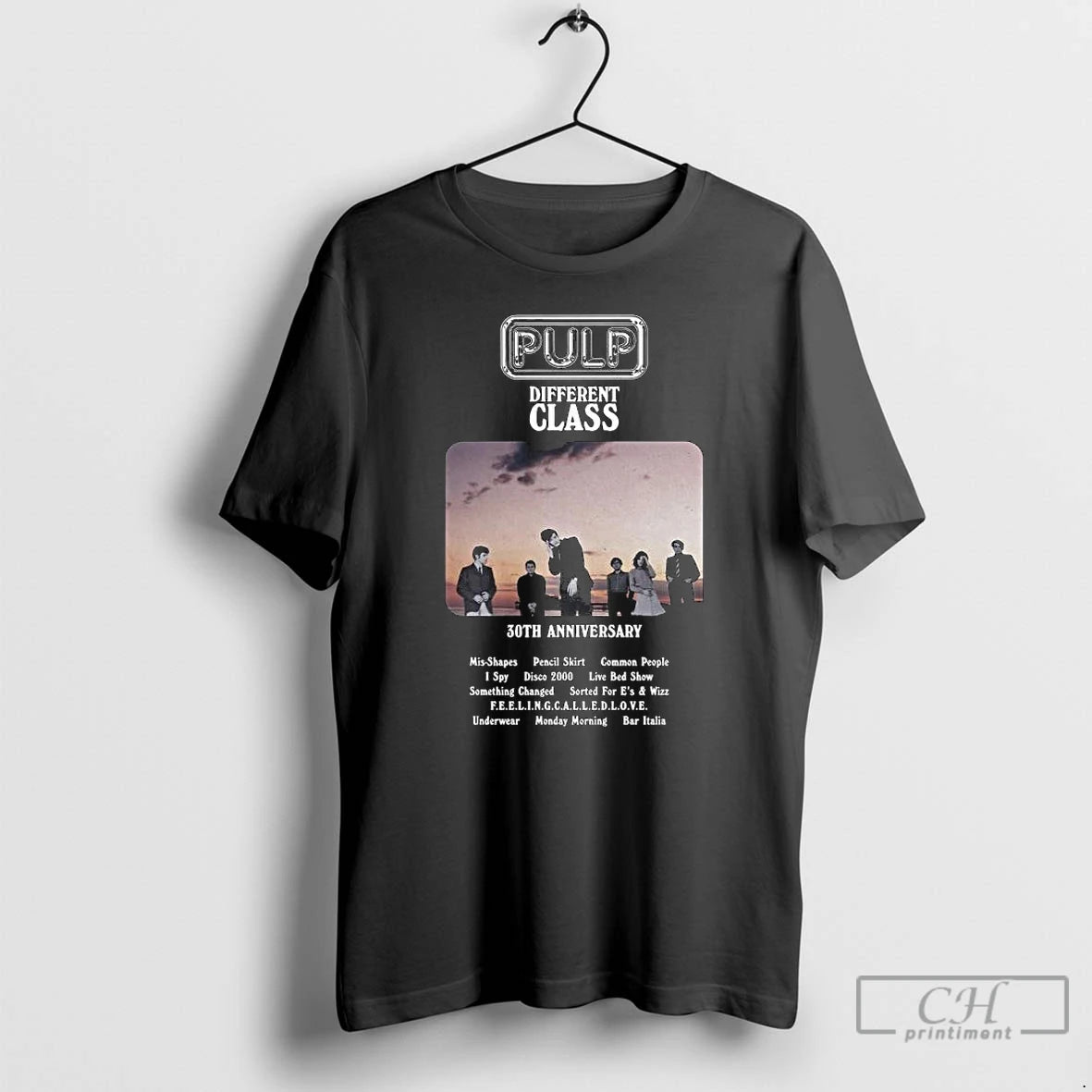 Classic Pulp Different Class 30th Anniversary Long Sleve T Shirts - clothing by TeeHivey.com