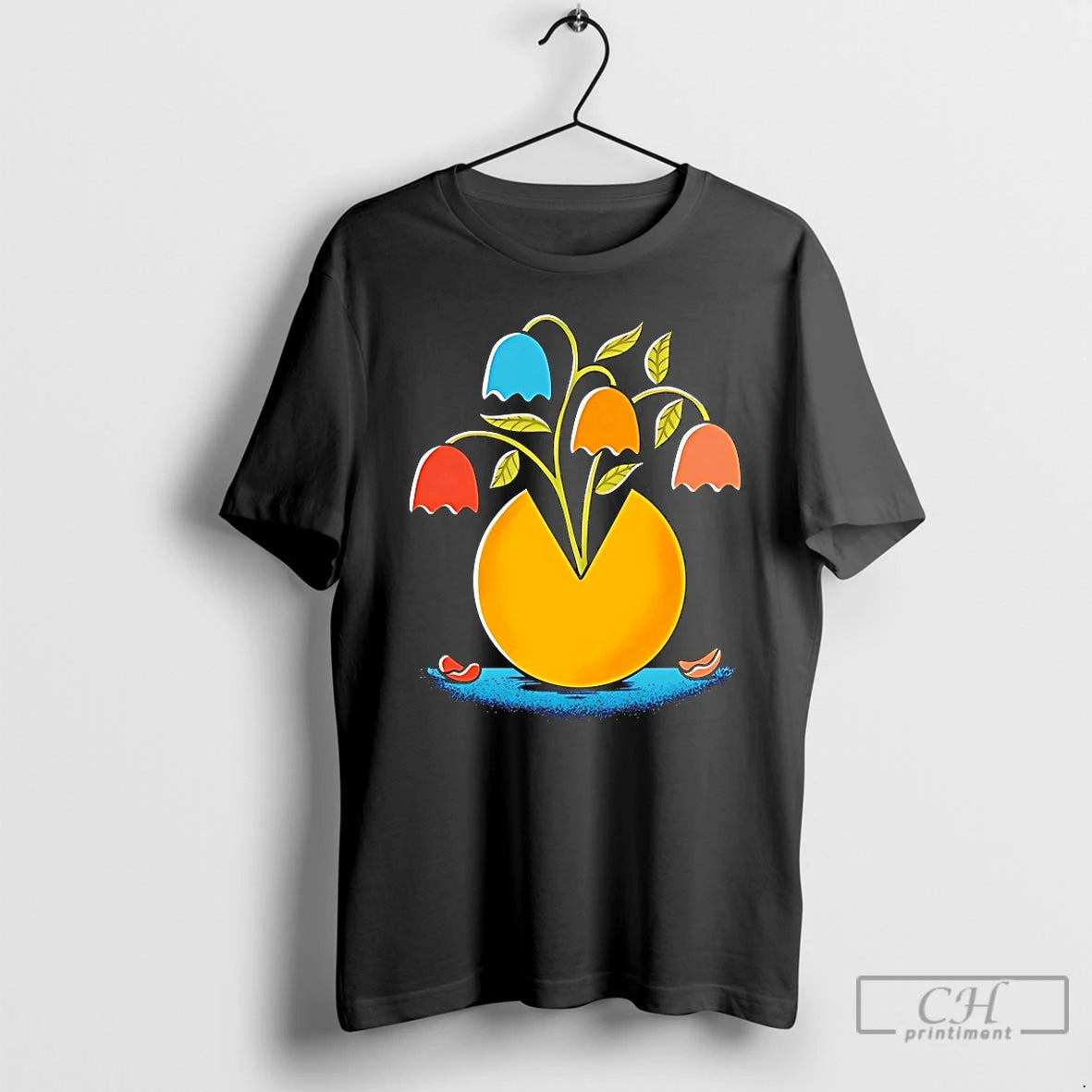 Classic Pac Man And The Ghosts Arcade Flowers Retro