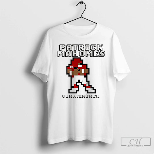 Classic Patrick Mahomes Kansas City Chiefs Football Retro Baller 8 Bit T Shirts - clothing by TeeHivey.com