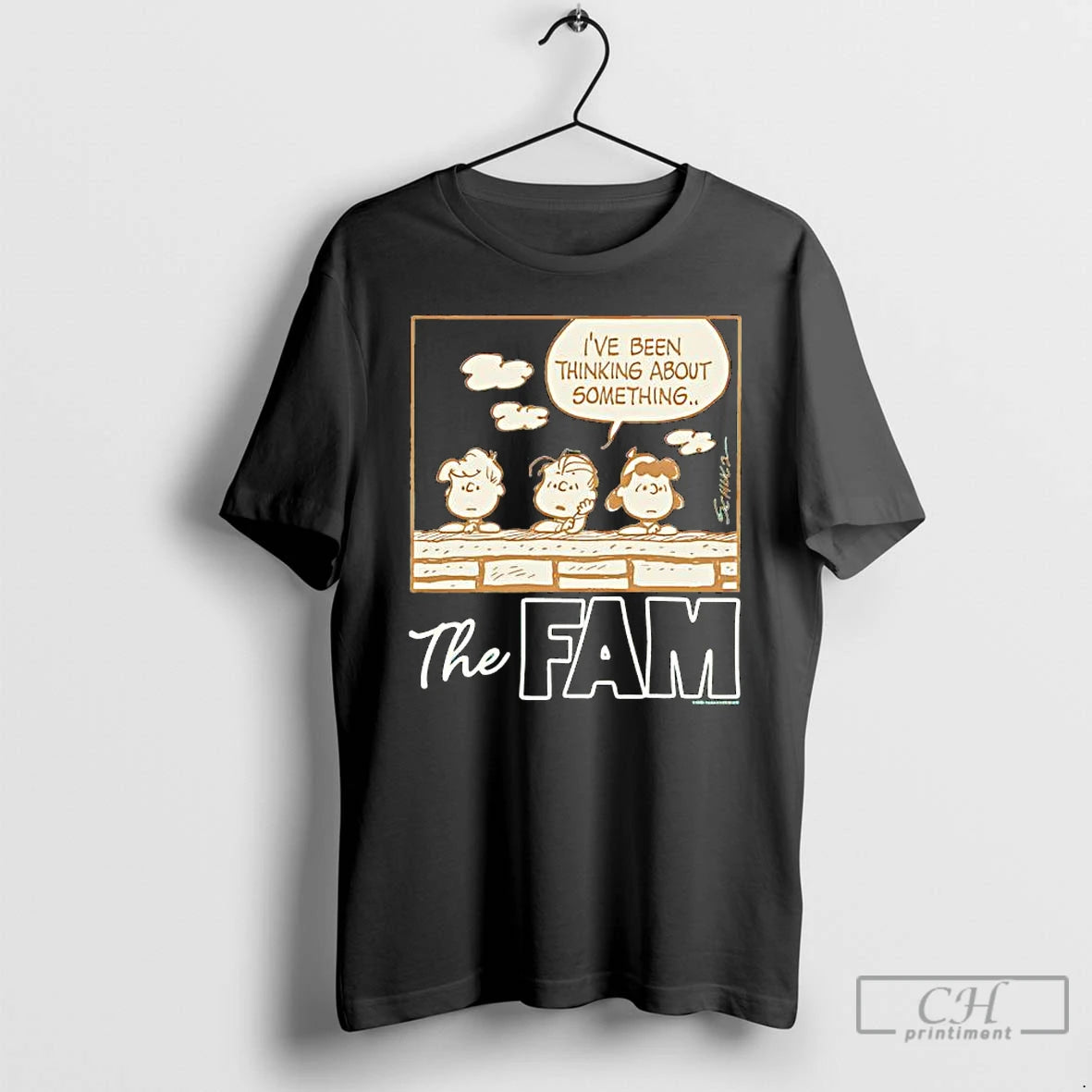 Classic Peanuts The Fam Ive Been Thinking About Something - clothing by TeeHivey.com