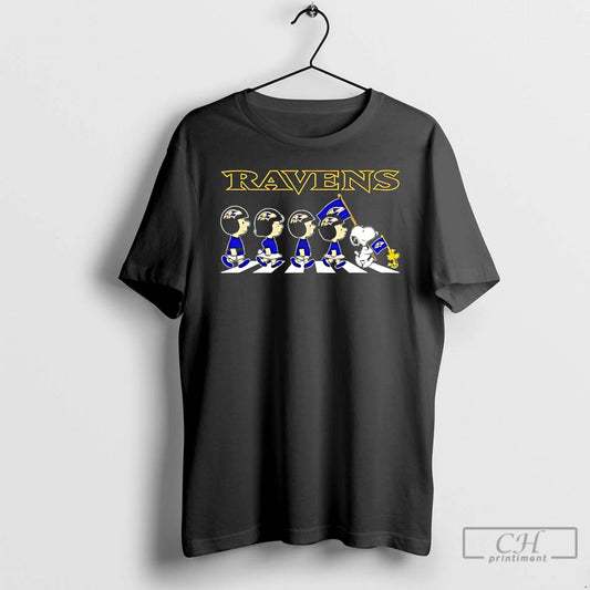 Classic Peanuts X Baltimore Ravens Football Flag Walking - clothing by TeeHivey.com