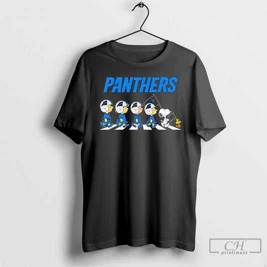 Classic Peanuts X Carolina Panthers Football Flag Walking - clothing by TeeHivey.com