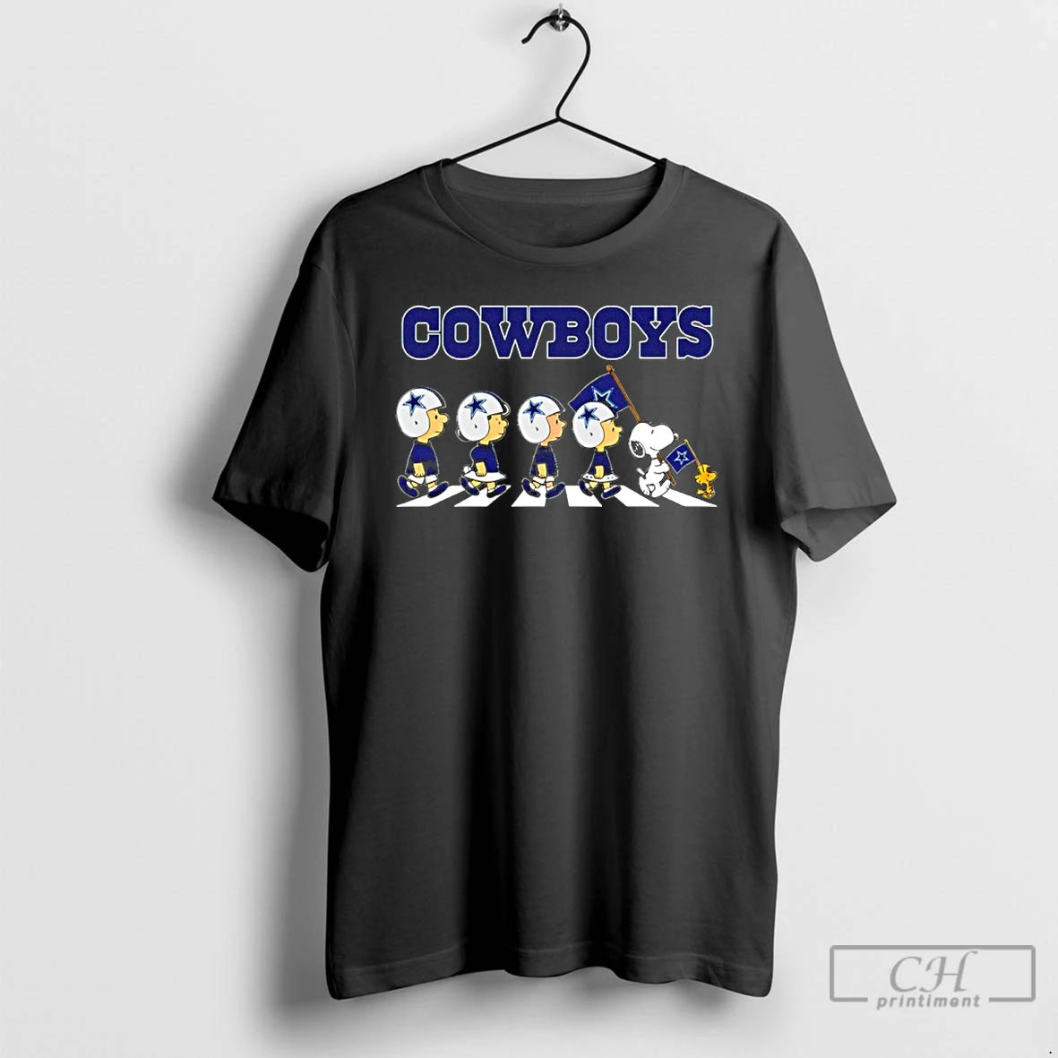 Classic Peanuts X Dallas Cowboys Football Flag Walking - clothing by TeeHivey.com
