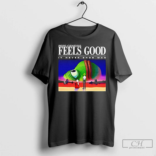 Classic Pepe Genesis Feels Good It Never Ends Man - clothing by TeeHivey.com