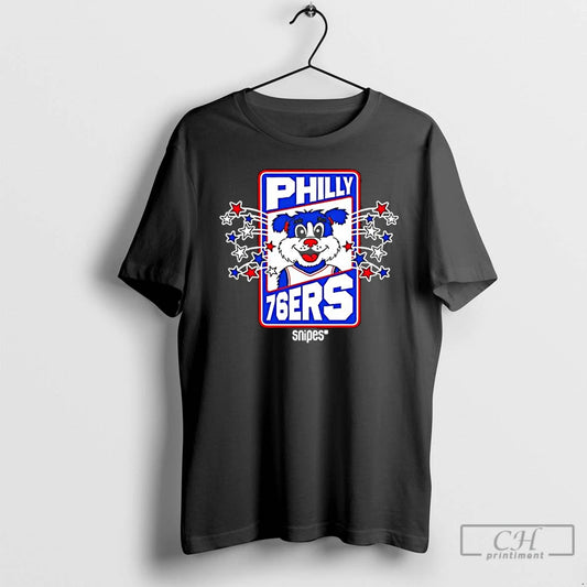 Classic Philadelphia 76ers Snipes Mascot Franklin The Dog - clothing by TeeHivey.com