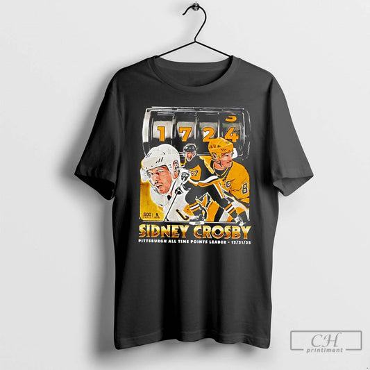 Classic Pittsburgh Penguins Sidney Crosby Pittsburgh All Time Points Leader 2025 - clothing by TeeHivey.com