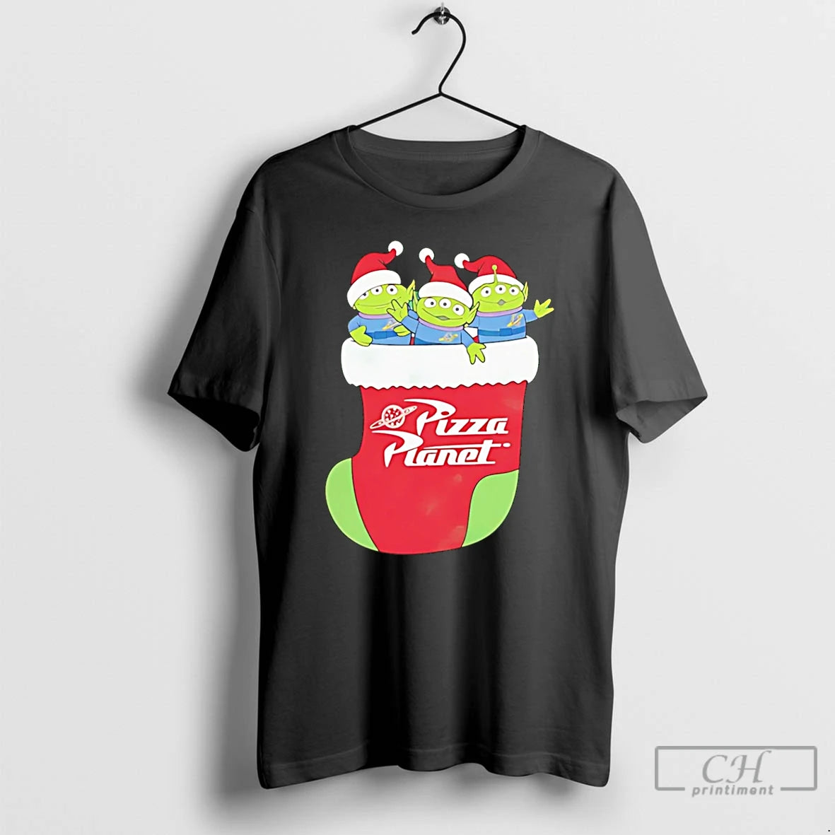 Classic Pizza Planet Alien Christmas Stocking - clothing by TeeHivey.com
