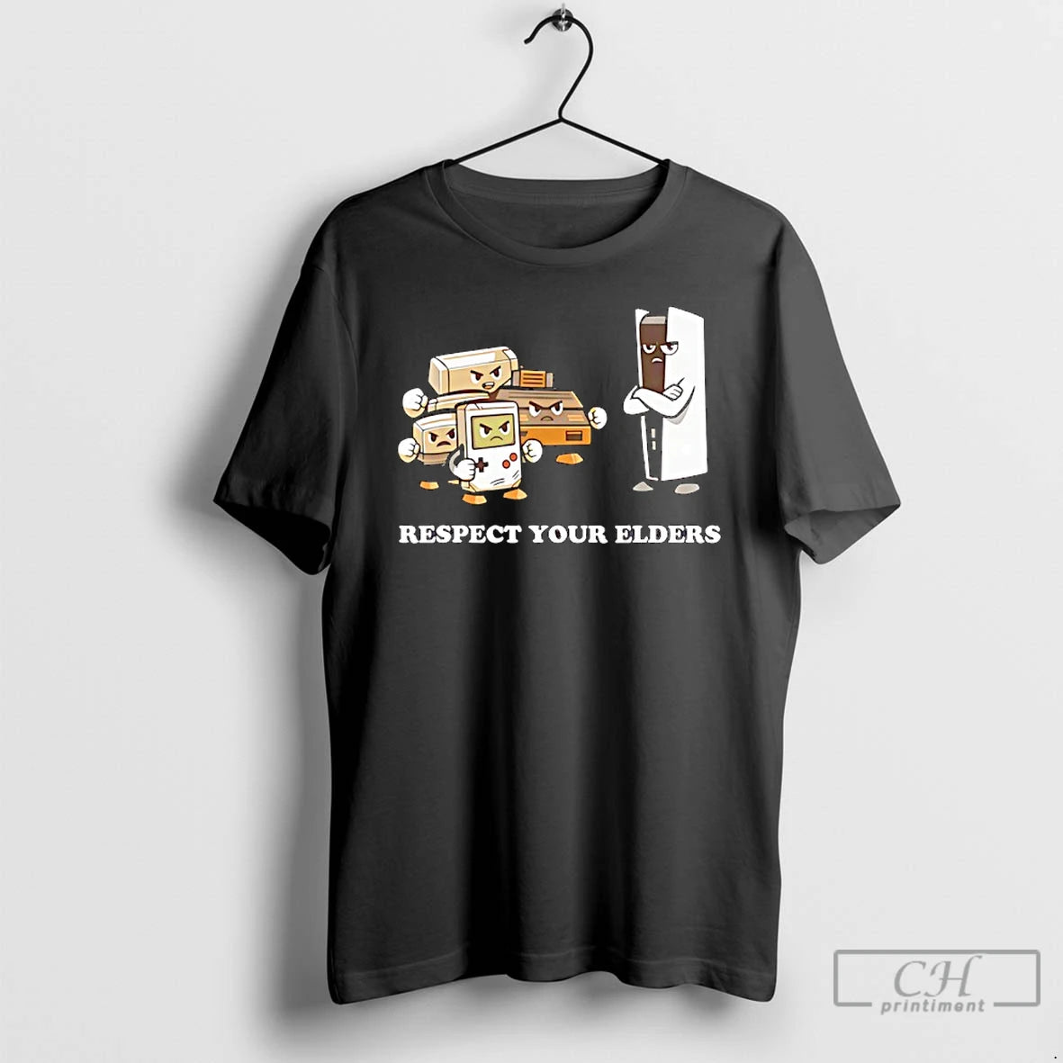 Classic Playstation 5 Respect Your Elders 90s Gaming Retro - clothing by TeeHivey.com
