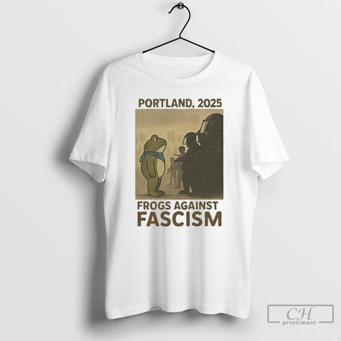 Classic Portland Frog 2025 Protest Against Ice T Shirts - clothing by TeeHivey.com