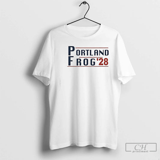 Classic Portland Frog 28 Funny Retro T Shirts - clothing by TeeHivey.com