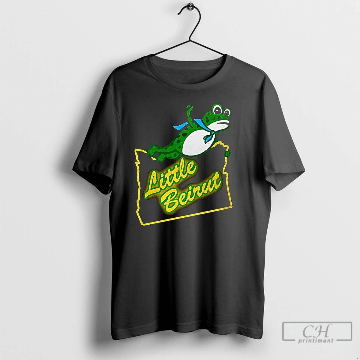 Classic Portland Frog Little Beirut T Shirts - clothing by TeeHivey.com