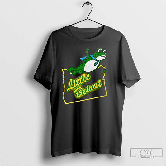 Classic Portland Frog Little Beirut T Shirts - clothing by TeeHivey.com