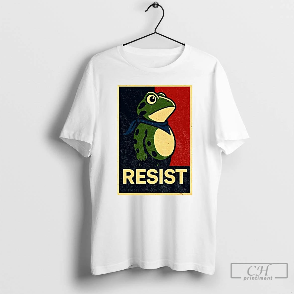 Classic Portland Frog Resist Anti Fascism Political Graphic T Shirts - clothing by TeeHivey.com