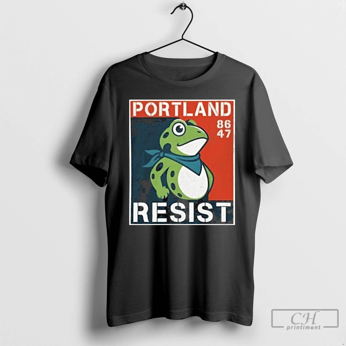 Classic Portland Resist 86 47 Frog Long Sleve T Shirts - clothing by TeeHivey.com