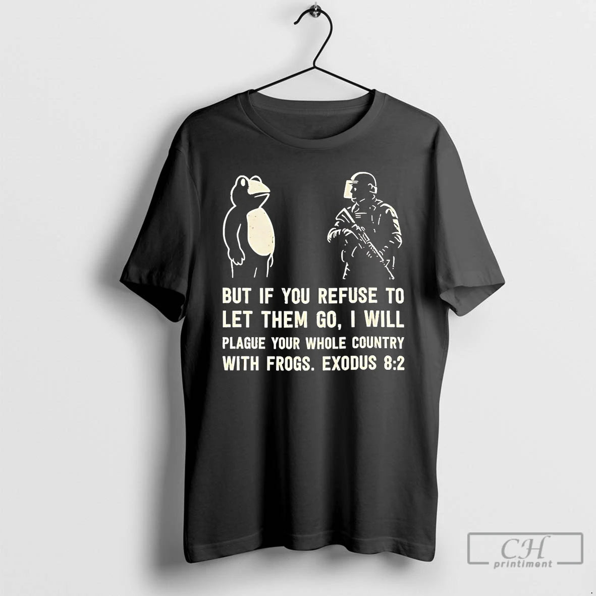 Classic Portland Frog But If You Refuse To Let Them Go I Will Plague Your - clothing by TeeHivey.com