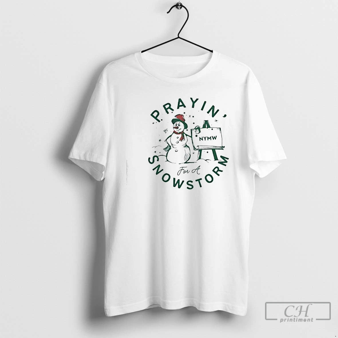 Classic Prayin For Snow Nymw Snowstorm Graphic - clothing by TeeHivey.com